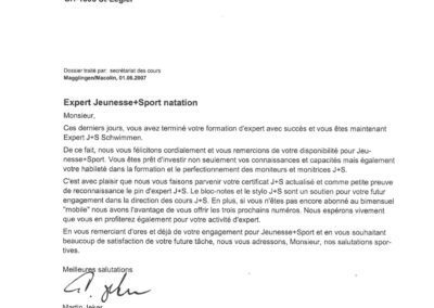 Expert Natation 2007